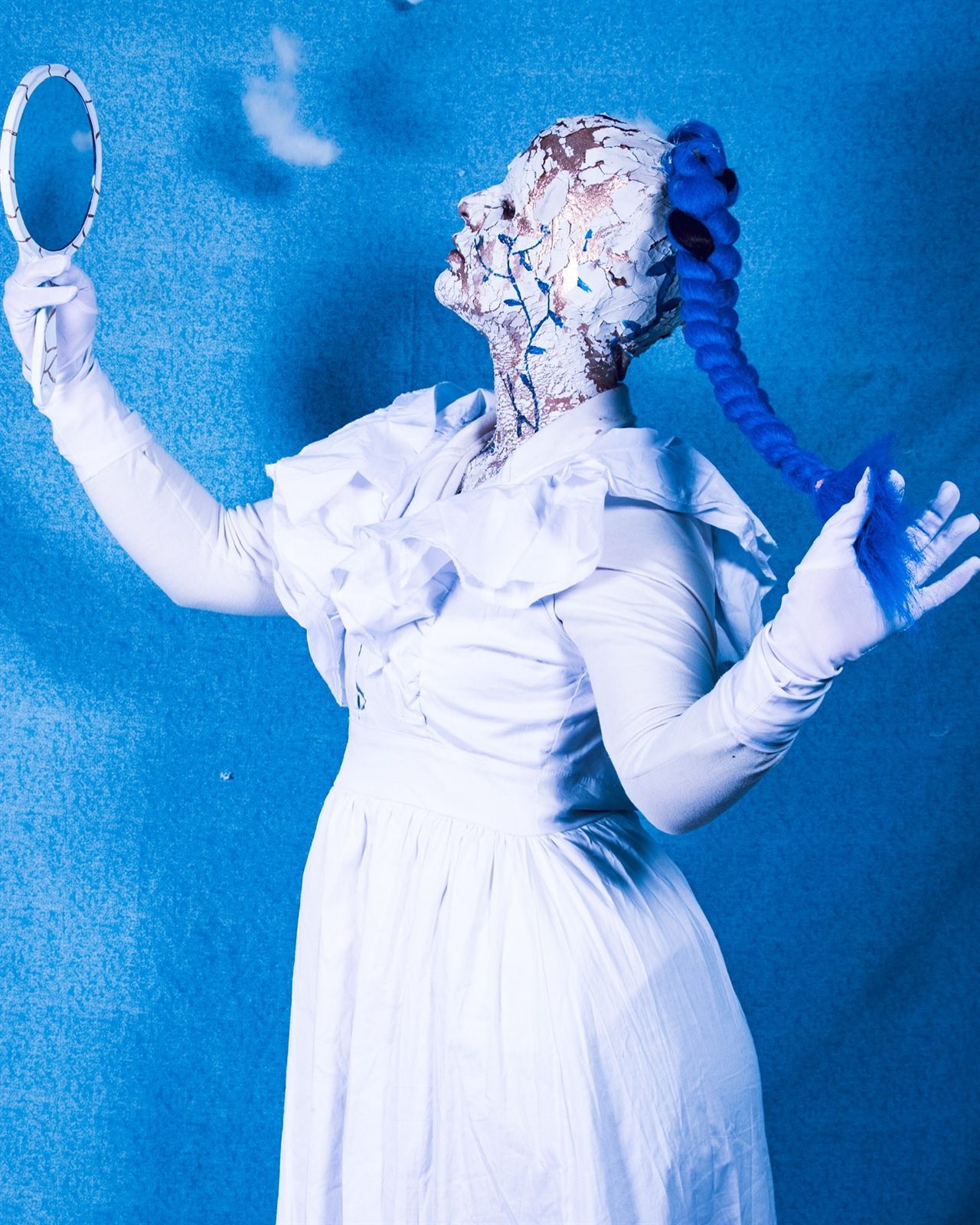 Maquillaje de fantasía editorial en Medellín